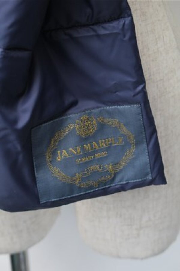 画像2: Jane Marple / ダウンマフラー  紺 S-25-11-09-015-JM-ZA-AS-ZS (2)