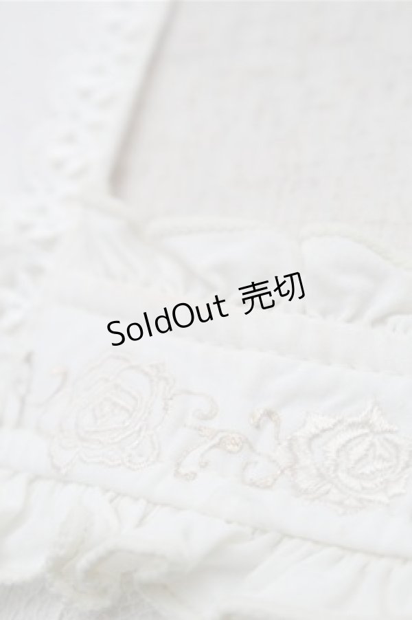 画像5: Ozz oneste / レース切替ブラウス  オフ S-25-11-09-018-OO-BL-AS-ZS (5)