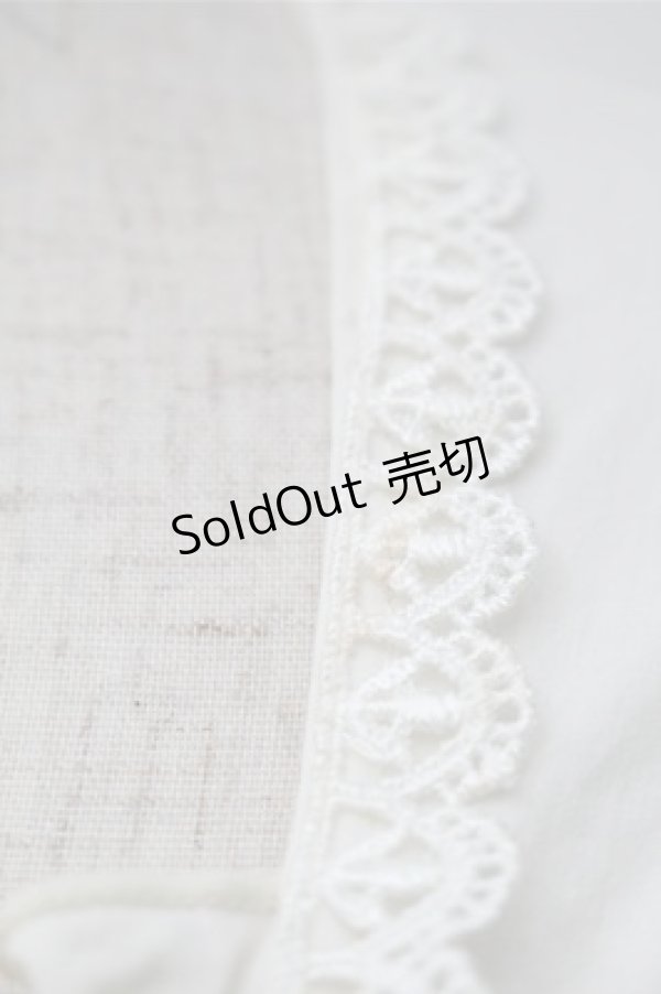 画像6: Ozz oneste / レース切替ブラウス  オフ S-25-11-09-018-OO-BL-AS-ZS (6)