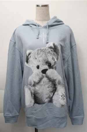 画像: TRAVAS TOKYO / FURRY BEARプルオーバーパーカー  サックス S-25-11-09-025-PU-TO-HR-ZS