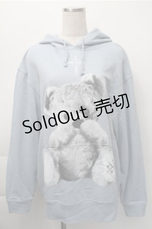 画像: TRAVAS TOKYO / FURRY BEARプルオーバーパーカー  サックス S-25-11-09-025-PU-TO-HR-ZS