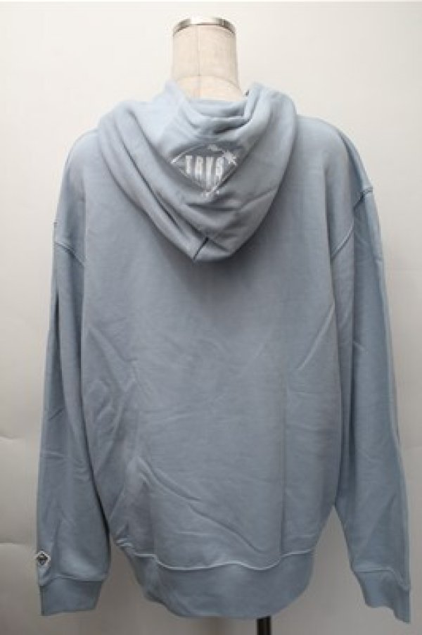 画像2: TRAVAS TOKYO / FURRY BEARプルオーバーパーカー  サックス S-25-11-09-025-PU-TO-HR-ZS (2)