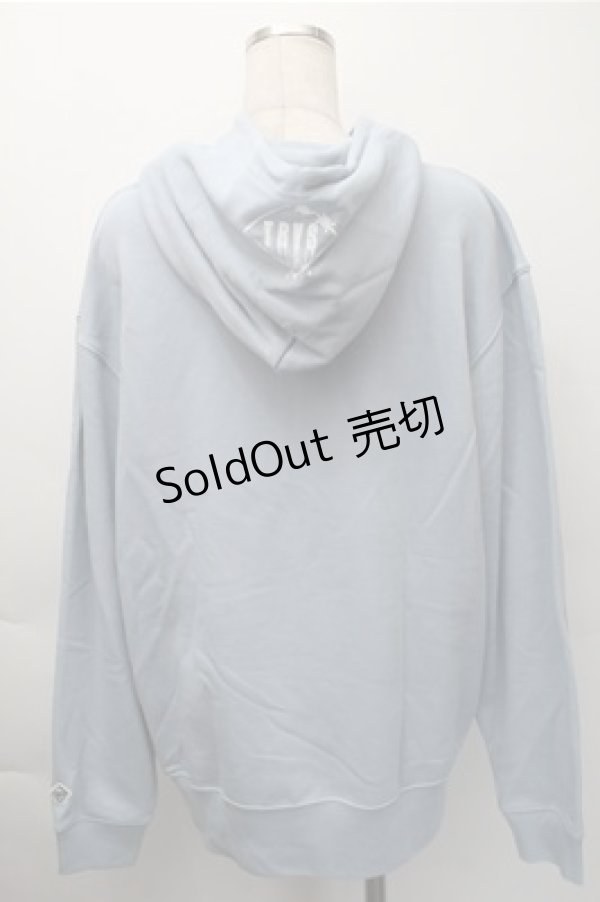 画像2: TRAVAS TOKYO / FURRY BEARプルオーバーパーカー  サックス S-25-11-09-025-PU-TO-HR-ZS (2)