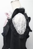 画像3: Ank Rouge / レース衿リボンギャザーワンピース M 黒 S-25-11-09-030-CA-OP-HR-ZS (3)