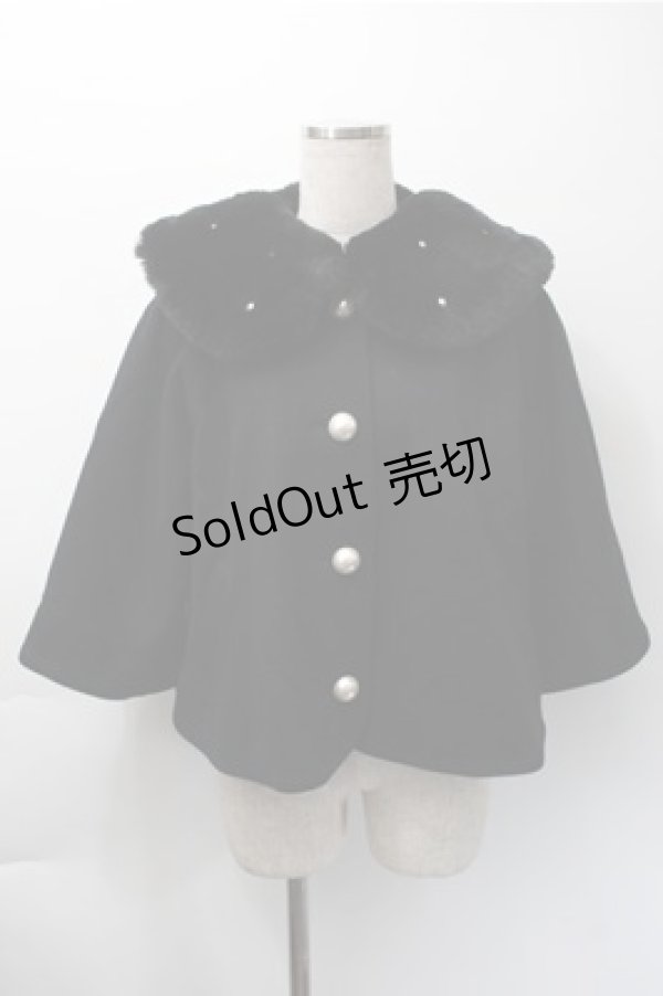 画像1: Angelic Pretty / Dollyケープコート  黒 S-25-11-09-031-AP-CO-HR-ZS (1)