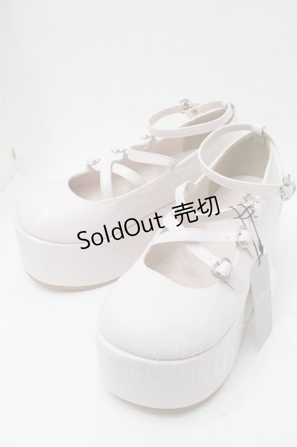 画像1: Ank Rouge / 厚底パンプス LL ピンク S-25-11-10-007-CA-SH-HR-ZS (1)