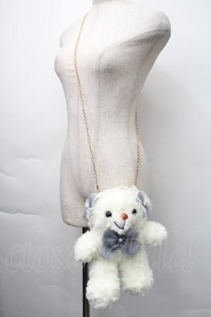 画像: LOLITA / くまショルダーバッグ  オフ S-25-11-10-009-LO-BG-HR-ZS