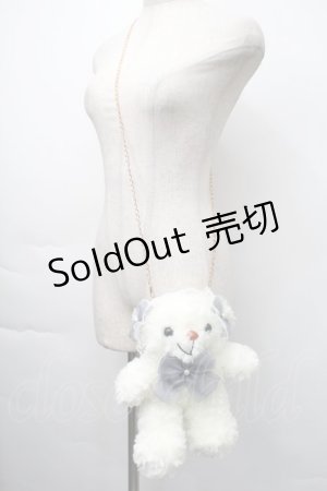 画像: LOLITA / くまショルダーバッグ  オフ S-25-11-10-009-LO-BG-HR-ZS