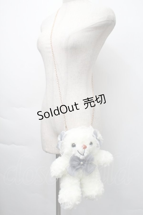 画像1: LOLITA / くまショルダーバッグ  オフ S-25-11-10-009-LO-BG-HR-ZS (1)