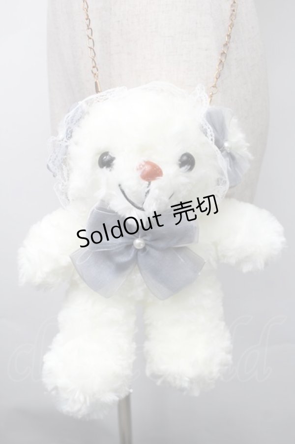 画像2: LOLITA / くまショルダーバッグ  オフ S-25-11-10-009-LO-BG-HR-ZS (2)