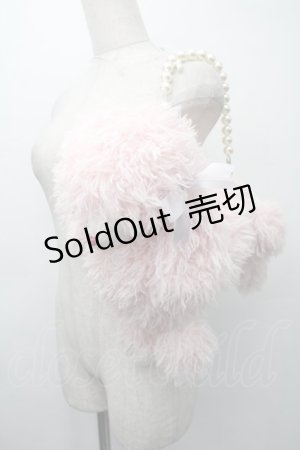 画像: Swankiss / プードルバッグ  ピンクｘ白 S-25-11-10-010-CA-BL-HR-ZS