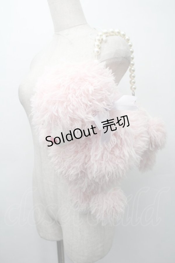 画像1: Swankiss / プードルバッグ  ピンクｘ白 S-25-11-10-010-CA-BL-HR-ZS (1)