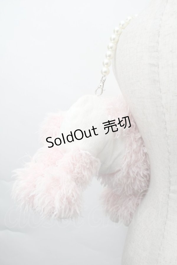 画像4: Swankiss / プードルバッグ  ピンクｘ白 S-25-11-10-010-CA-BL-HR-ZS (4)