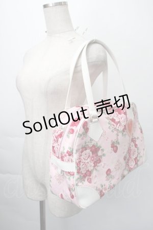 画像: BABY,THE STARS SHINE BRIGHT / シュガーブーケ〜永遠の乙女の憧れ〜柄ボストンBag  ピンク S-25-11-10-013-BA-BG-AS-ZS