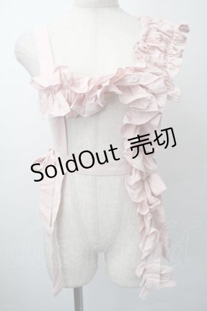 画像: lilLilly / フリルハーネス  ピンク S-25-11-10-014-LO-BL-HR-ZS