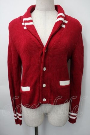 画像: ネバアランド / フライト・カーディガン  赤 S-25-11-10-018-LO-TO-HR-ZS