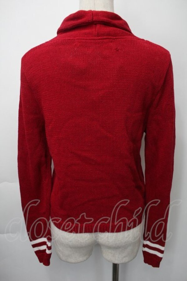 画像2: ネバアランド / フライト・カーディガン  赤 S-25-11-10-018-LO-TO-HR-ZS (2)