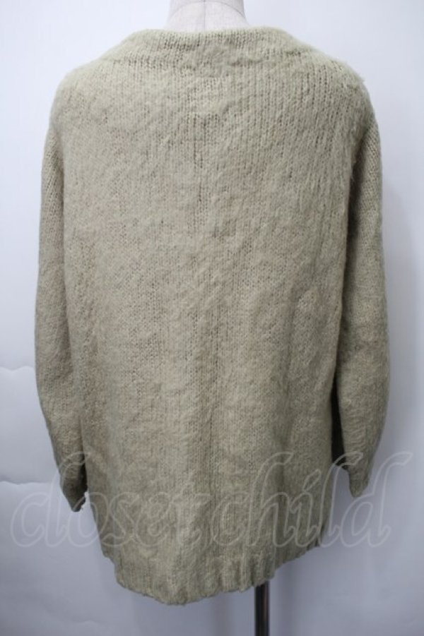 画像2: F&A / ニットカーディガン  グリーン S-25-11-10-019-LO-TO-AS-ZS (2)