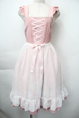 画像: Amavel / Jerryfish Aquariumジャンパースカート  ピンク S-25-11-10-051-CA-OP-HR-ZS