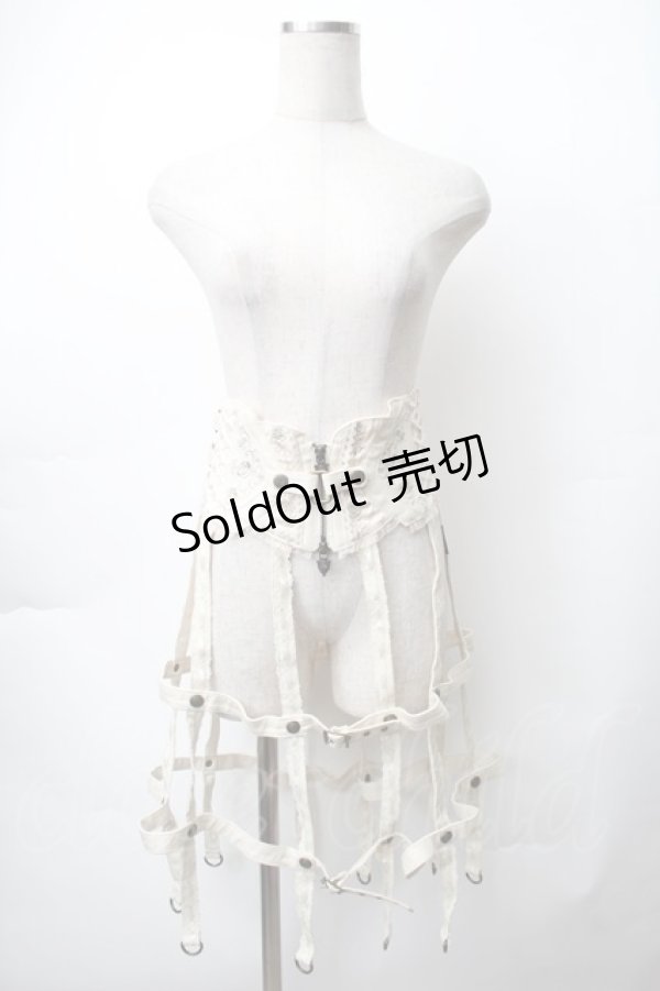 画像1: Ozz oneste / 鳥かごデザインコルセット  オフ S-25-11-12-001-OO-SK-AS-ZS (1)