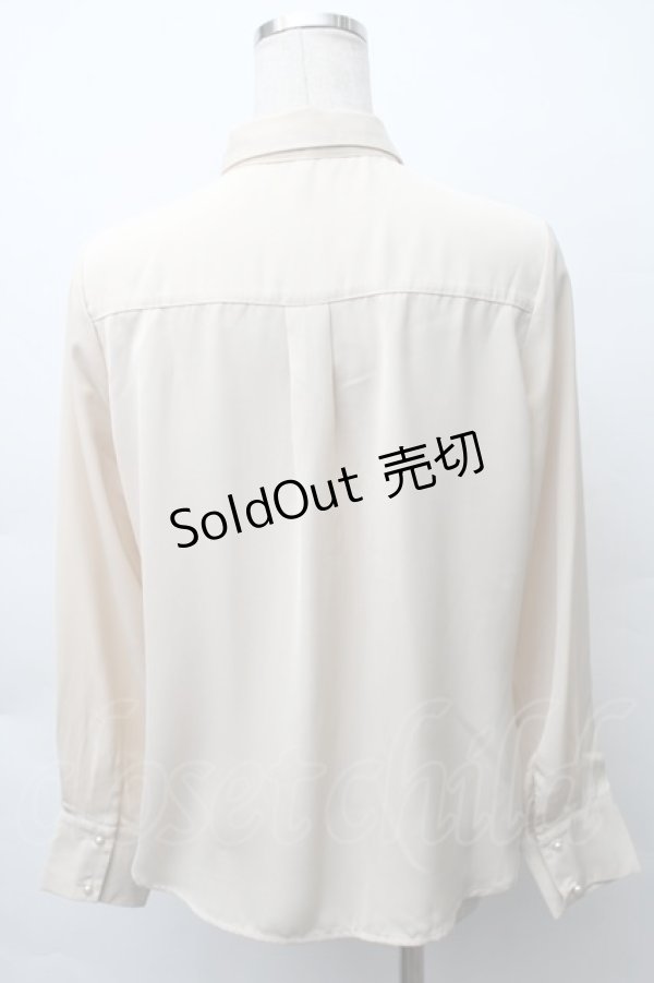 画像2: an another angelus / タックブラウス  オフ S-25-11-12-004-CA-BL-AS-ZS (2)