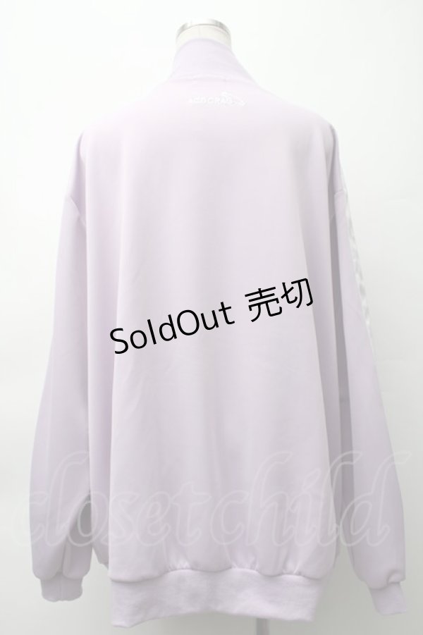 画像2: ACDC RAG / 輸血/薬瓶 ジャージジャケット  ラベンダー S-25-11-12-012-PU-TO-AS-ZS (2)