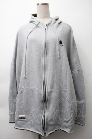 画像: MINT NeKO / MINT Nekoパーカー  グレー S-25-11-12-013-HN-TO-AS-ZS