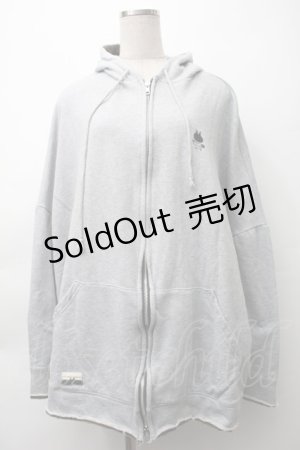 画像: MINT NeKO / MINT Nekoパーカー  グレー S-25-11-12-013-HN-TO-AS-ZS