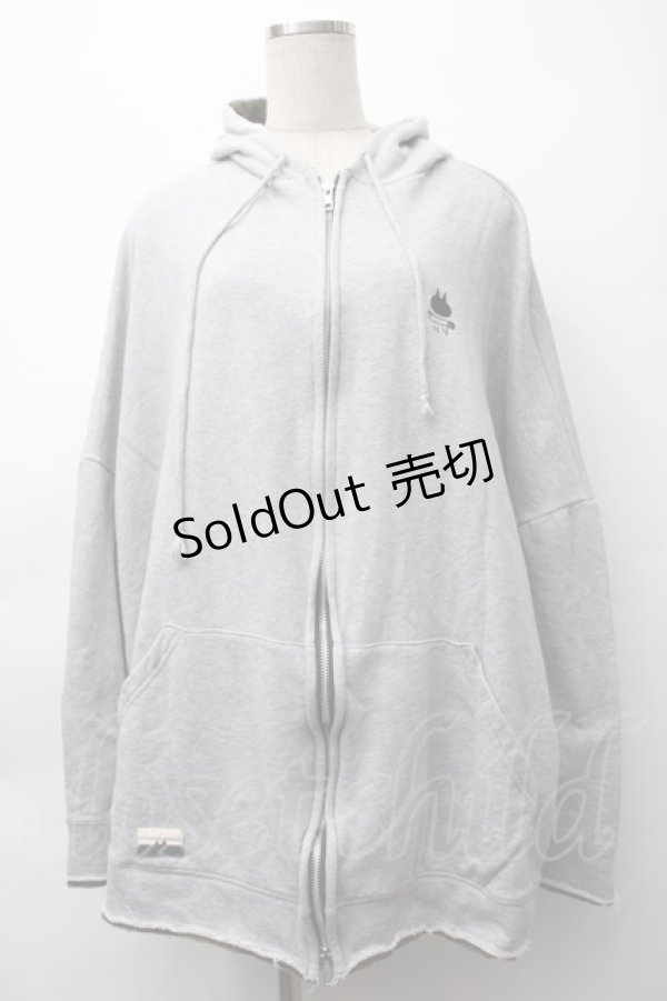 画像1: MINT NeKO / MINT Nekoパーカー  グレー S-25-11-12-013-HN-TO-AS-ZS (1)