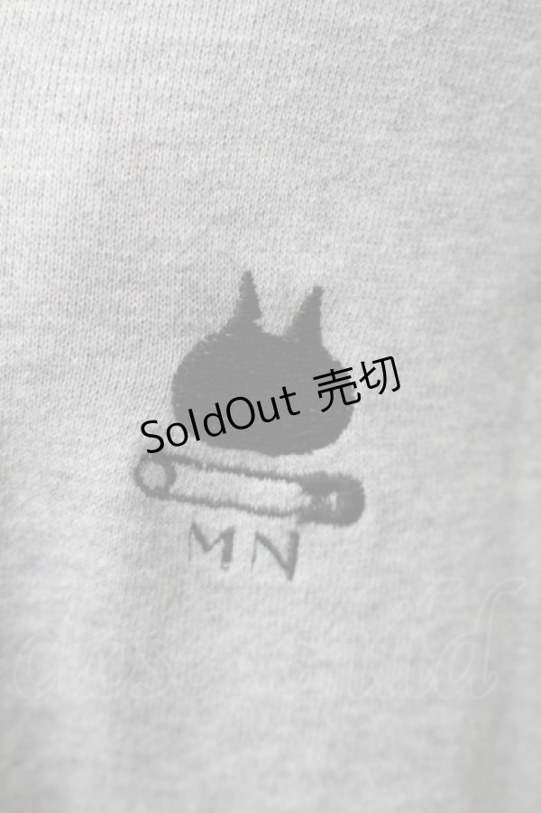 画像3: MINT NeKO / MINT Nekoパーカー  グレー S-25-11-12-013-HN-TO-AS-ZS (3)