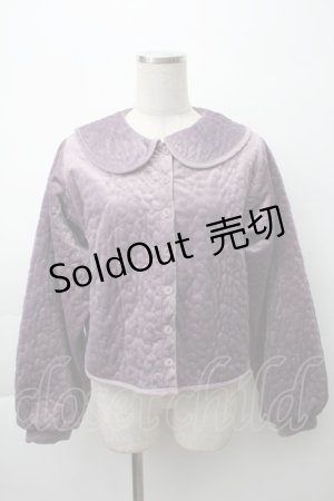 画像: merry jenny / キルティング中綿コート  ラベンダー S-25-11-12-015-LO-CO-AS-ZS