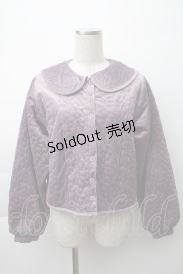 画像1: merry jenny / キルティング中綿コート  ラベンダー S-25-11-12-015-LO-CO-AS-ZS (1)