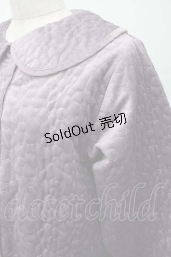 画像3: merry jenny / キルティング中綿コート  ラベンダー S-25-11-12-015-LO-CO-AS-ZS (3)