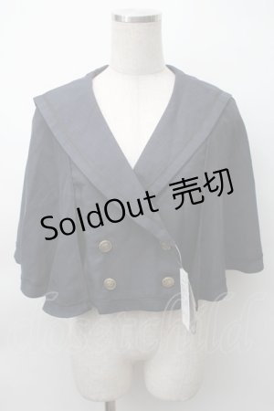 画像: Kurumi Collaboration / マリンアカデミアケープ  紺 S-25-11-12-017-LO-JA-AS-ZS