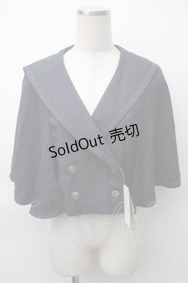 画像1: Kurumi Collaboration / マリンアカデミアケープ  紺 S-25-11-12-017-LO-JA-AS-ZS (1)