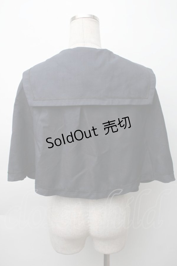 画像2: Kurumi Collaboration / マリンアカデミアケープ  紺 S-25-11-12-017-LO-JA-AS-ZS (2)