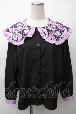 画像: ACDC RAG / クロミ ブラウス  黒 S-25-11-12-043-PU-BL-AS-ZS