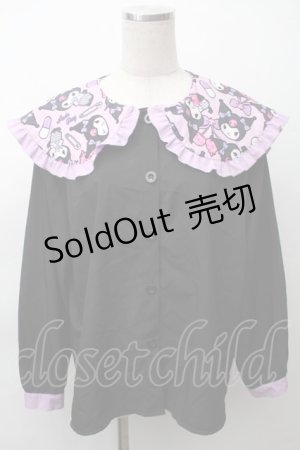 画像: ACDC RAG / クロミ ブラウス  黒 S-25-11-12-043-PU-BL-AS-ZS