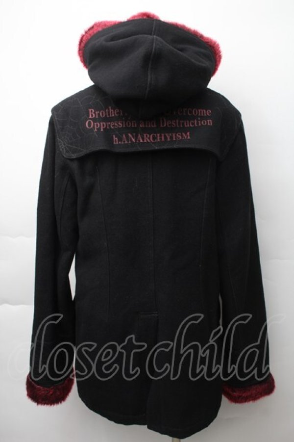画像2: h.ANARCHY / ダッフルコート  黒 S-25-11-12-048-HN-CO-AS-ZS (2)