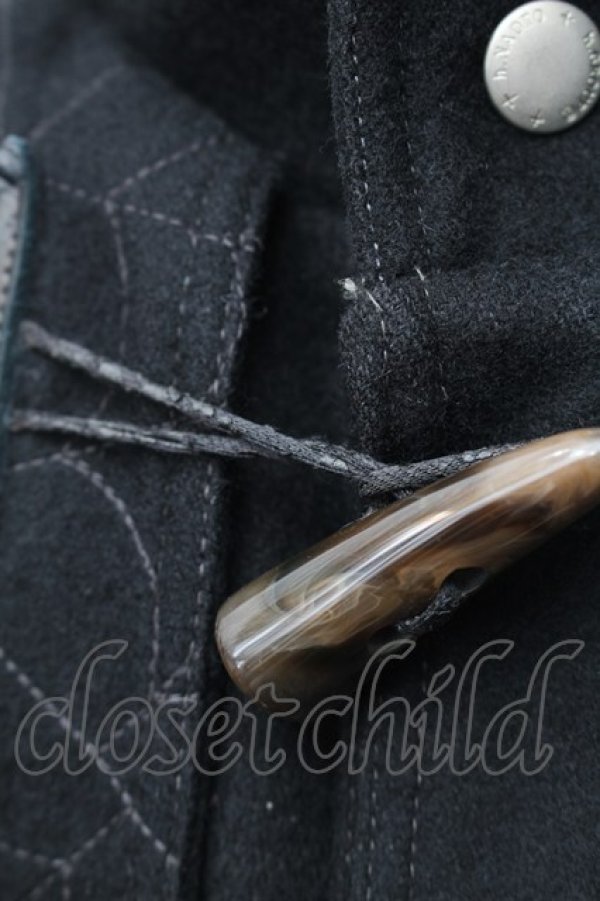 h.ANARCHY / ダッフルコート 黒 S-25-11-12-048-HN-CO-AS-ZS - closet