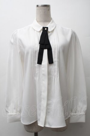 画像: an another angelus / タックブラウス  白 S-25-11-12-003-CA-BL-AS-ZS