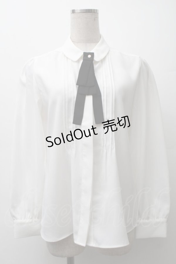 画像1: an another angelus / タックブラウス  白 S-25-11-12-003-CA-BL-AS-ZS (1)