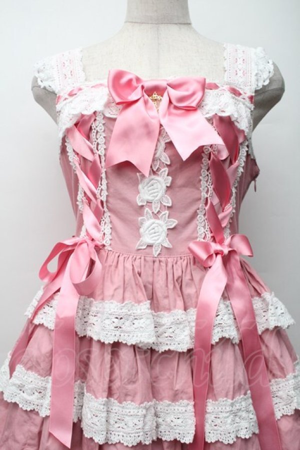 画像3: BABY,THE STARS SHINE BRIGHT / Romantic Dream Roseジャンパースカート  ピンク S-25-11-12-051-BA-OP-AS-ZS (3)