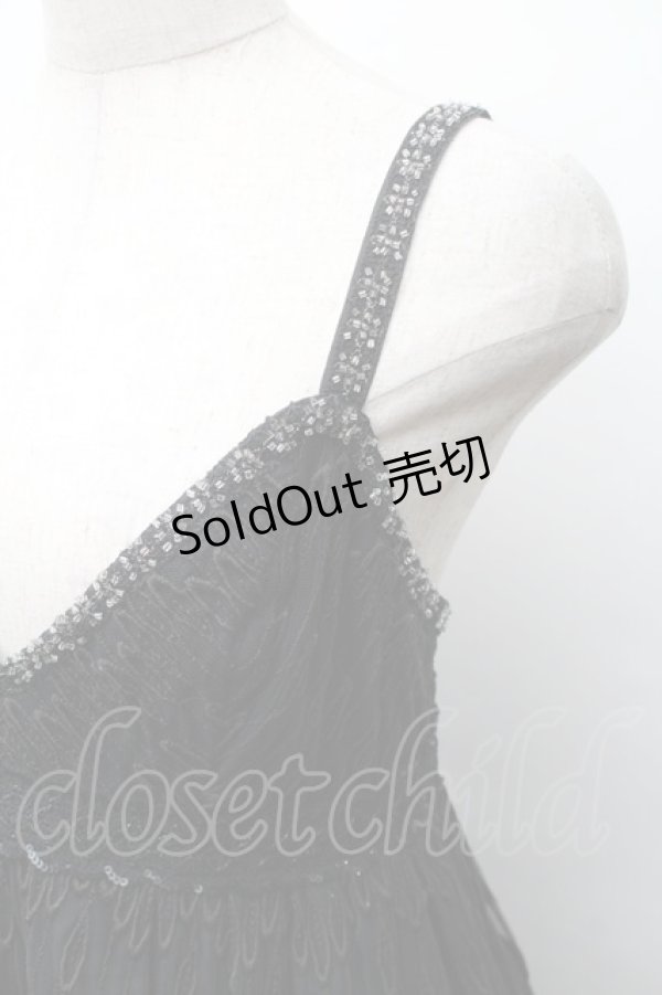 画像3: ANNA SUI / 刺繍レースワンピース  黒 S-25-11-12-052-PU-OP-AS-ZS (3)