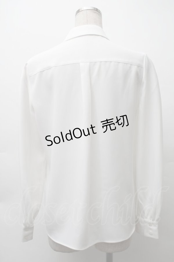 画像2: an another angelus / タックブラウス  白 S-25-11-12-003-CA-BL-AS-ZS (2)