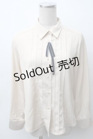 画像: an another angelus / タックブラウス  オフ S-25-11-12-004-CA-BL-AS-ZS