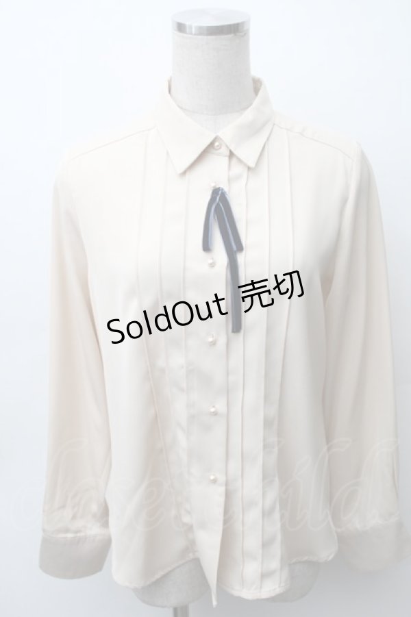 画像1: an another angelus / タックブラウス  オフ S-25-11-12-004-CA-BL-AS-ZS (1)