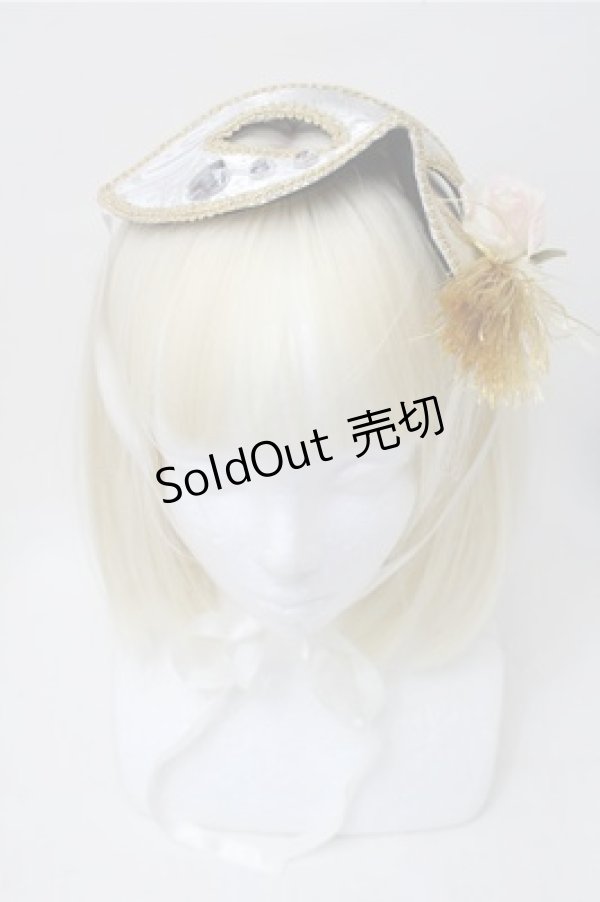 画像2: ATELIER　Ruby / マスクヘッドドレス  白 S-25-11-13-005-EL-ZA-AS-ZS (2)