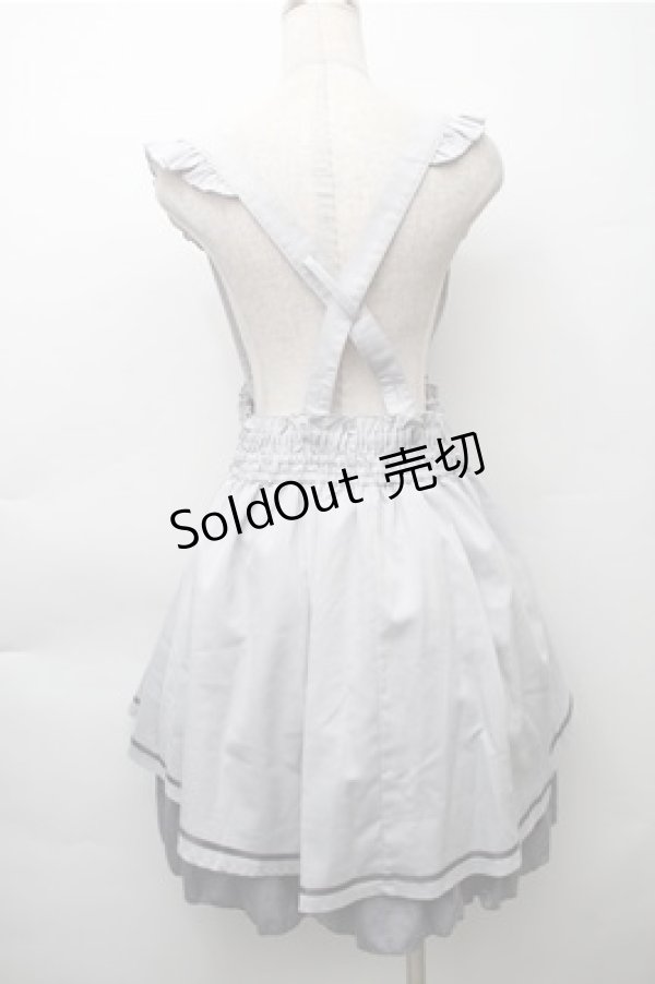 画像2: axes femme POETIQUE / ウエスト刺繍スカート  サックス S-25-11-13-051-AX-SK-AS-ZS (2)