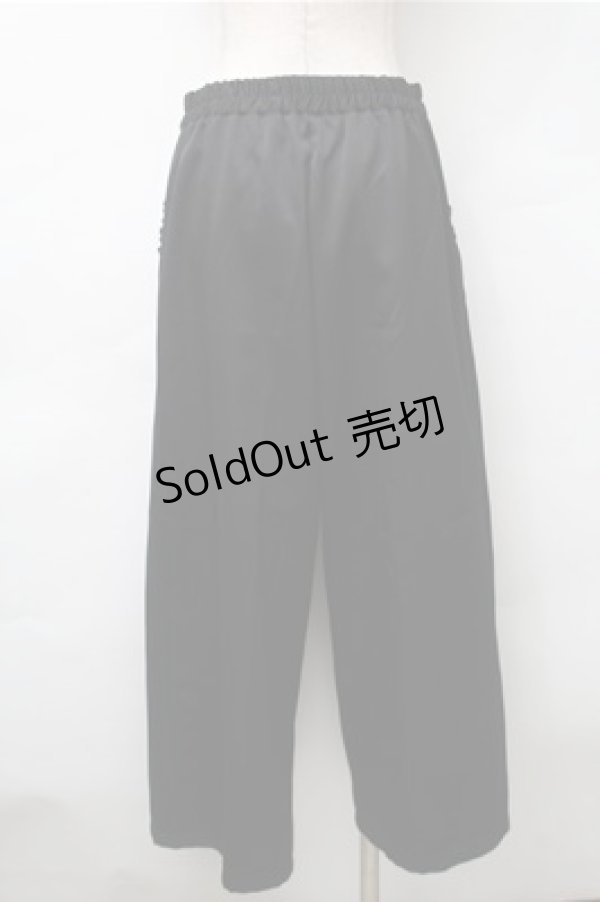 画像2: axes femme / ハイウエストZIPパンツ  黒 S-25-11-13-058-AX-PA-AS-ZS (2)